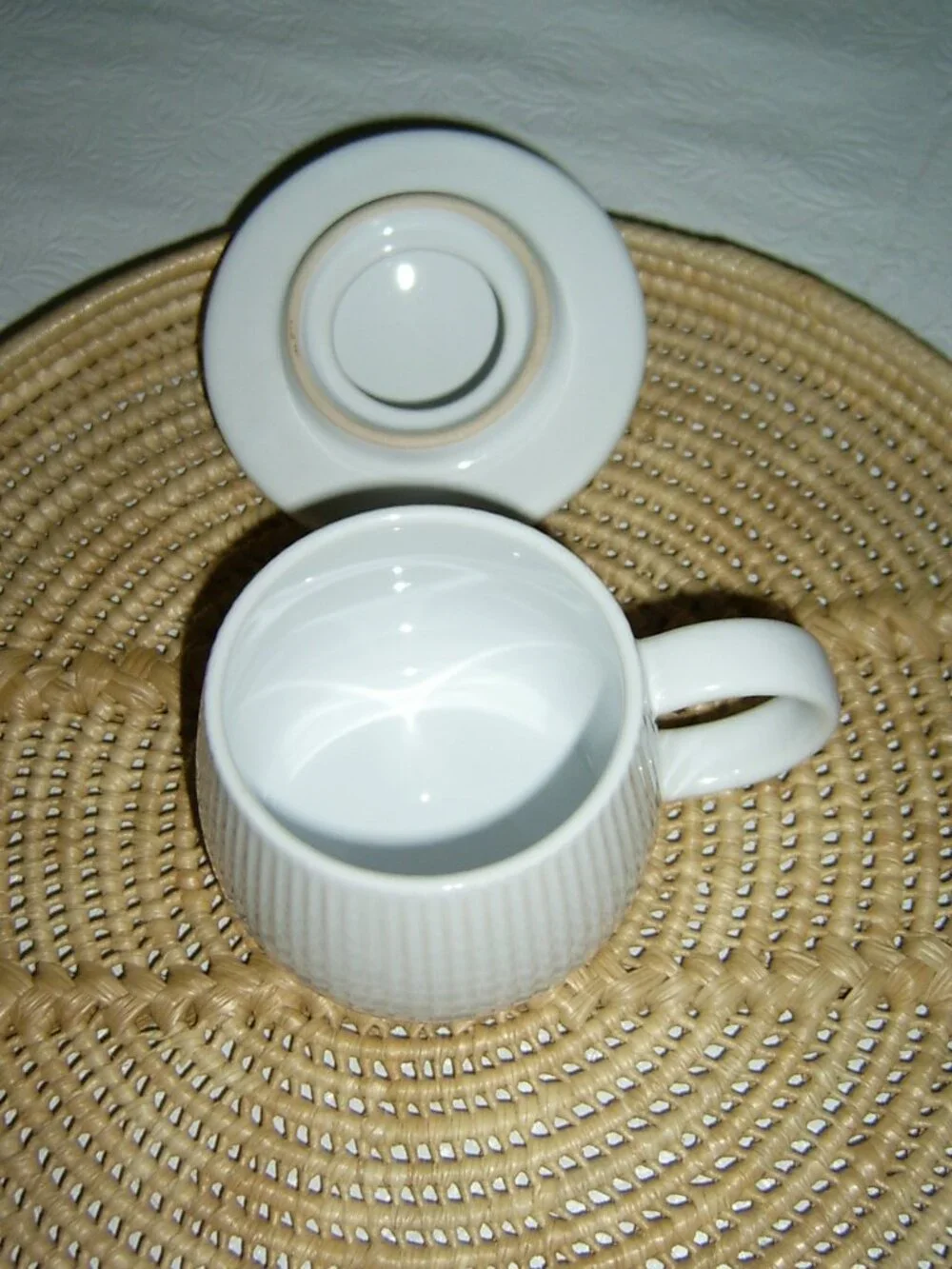 World Market Lidded Ceramic Mushroom Cup, NEW - Picture 2 of 4
